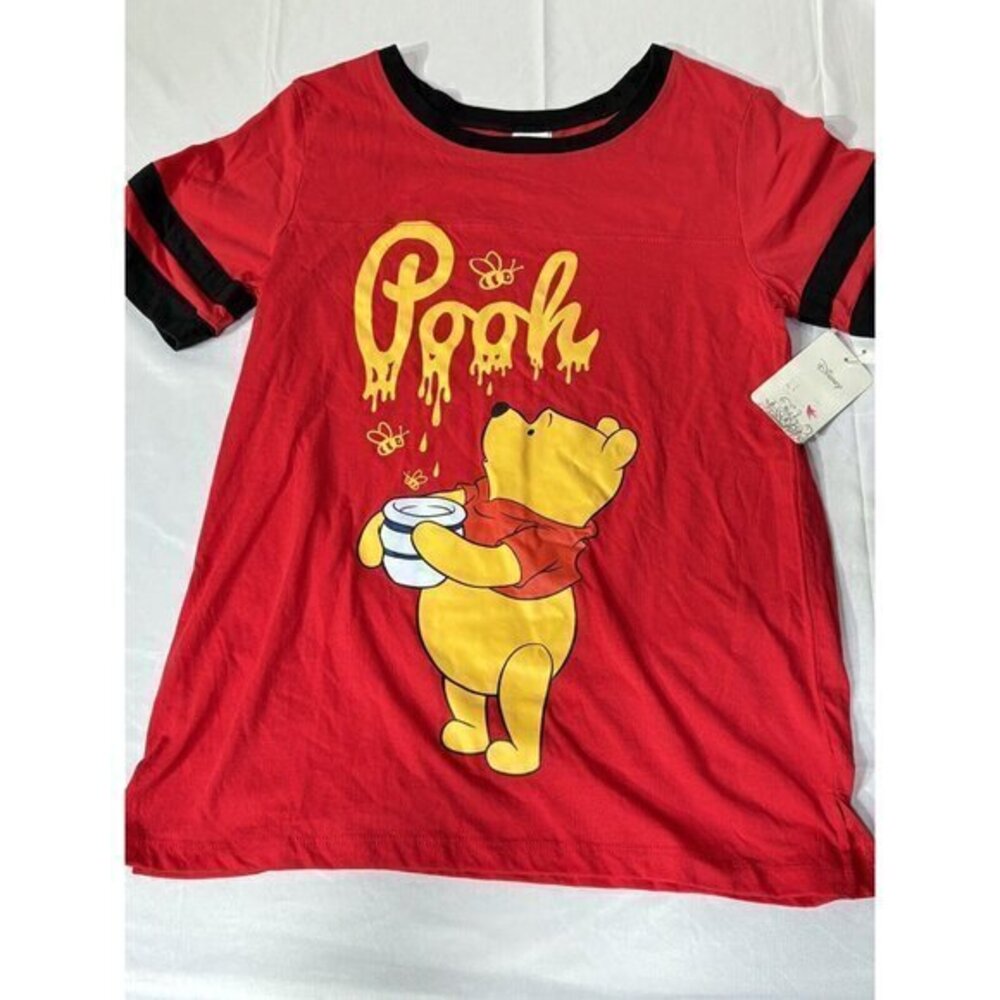 Disney Winnie the Pooh Bee Double Sided Graphic T-shirt Vintage NWT Large